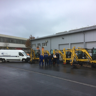 PC35MR-5: f&uuml;nf neue Komatsu-Minibagger f&uuml;r Galjard Bau GmbH