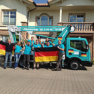 Erste Genie Teleskoparbeitsb&uuml;hne SX-180 in Deutschland an Schickling Arbeitsb&uuml;hnen GmbH 