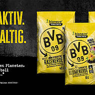 Schwarze Erde im gelben Trikot: Zusammenarbeit mit Fu&szlig;ball-Bundesligist Borussia Dortmund