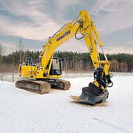 Komatsu-Kooperation: verbesserte Integration von Tiltrotatoren