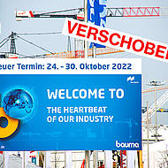 bauma wird in den Oktober 2022 verschoben