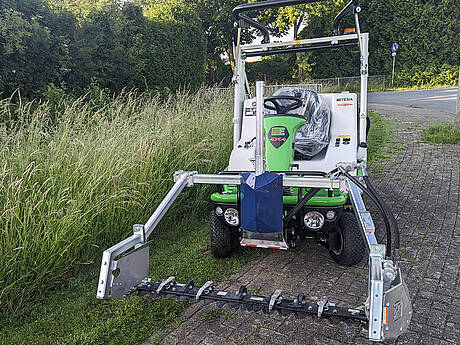 Hydro 124 jetzt auch mit Doppelmesser-Mähbalken verfügbar