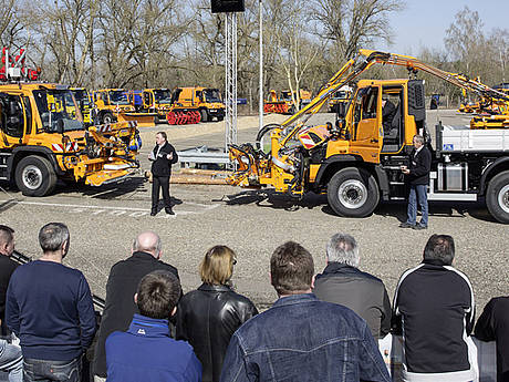 Unimog Roadshow mit Erlebnischarakter von April bis Juni 2017 