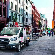 GL 11 Hybrid: die erste Lkw-Arbeitsb&uuml;hne ohne St&uuml;tzen im Mietsortiment