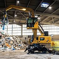 Zeppelin zeigt auf der IFAT verschiedene Konzepte von Umschlagmaschinen