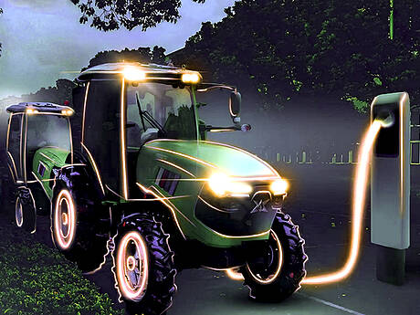 Vollelektrischer Traktor aus China stößt bei Fachleuten auf hohes Interesse