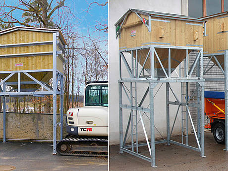 HOLTEN: clevere Lagerung von Streugut durch mobile Silos