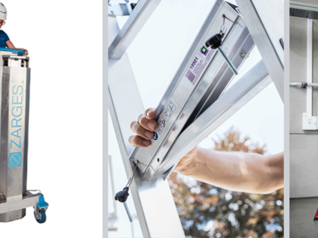 Sicher mit Leitern und Fahrgerüsten arbeiten