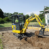 PC20E-6: elektrische Power für den kompletten Arbeitstag