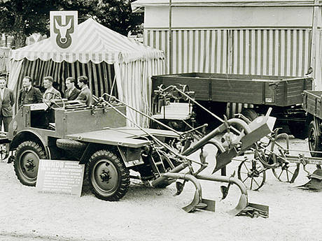 75 Jahre Unimog &ndash; erstmals 1948 auf einer Messe pr&auml;sentiert