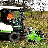 AllTrec neuerdings auch mit Schlegelmäher