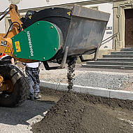 POWERMIXER: Beton an der Baumaschine herstellen