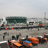 BayWa zeigt Technik für den Winterdienst-Einsatz