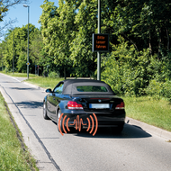 Emissionsger&auml;t macht auf hohe L&auml;rmbel&auml;stigung aufmerksam