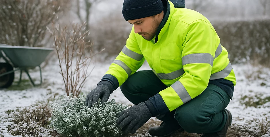 Was Landschaftsg&auml;rtner im Winter wirklich tun