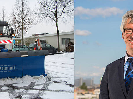 Münster trotzt Schneefall mit eigenem Winterdienstfuhrpark