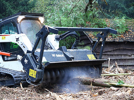 Neue Forstmulcher-Anbauger&auml;te von Bobcat mit hohem Drehmoment 