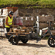 Dänische Gemeinden ersetzen zunehmends Lieferwagen durch E-Lastenräder