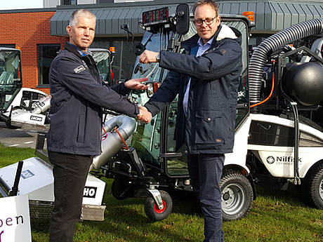 Donker Groen setzt auf chemiefreie Wildkrautbek&auml;mpfung mit Nilfisk Outdoor