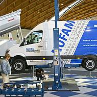 NUFAM vergrößert Bereich Werkstatt, Teile, Zubehör