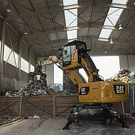 Zeppelin auf der recycling aktiv/Tiefbau Live 2017