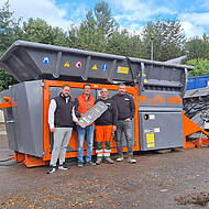 Erster EuRec-S-750 Schredder in der Schweiz