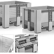 Geschickt gelagert: Palettenboxen SB3 und CB3 High
