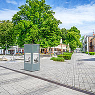 HERING Sanikonzept: Hygiene- und Servicepoint f&uuml;r &ouml;ffentliche Pl&auml;tze