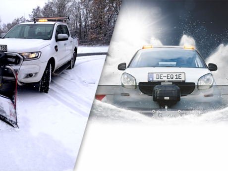 Ford Ranger mit Ecoplow-Schneeschild SW 02/220 