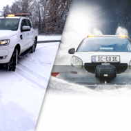Ford Ranger mit Ecoplow-Schneeschild SW 02/220 