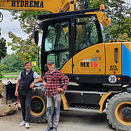 Unternehmer ist sehr gl&uuml;cklich mit HYDREMA