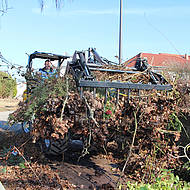 Kiesel: Giant V452T HD bew&auml;hrt sich auf kniffligen Baustellen 