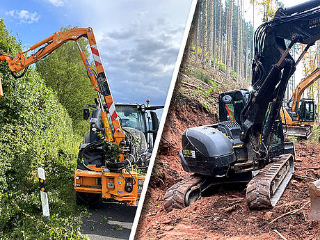 Lohnunternehmen Oberle: eigene Projekte und kollegiale Kooperationen