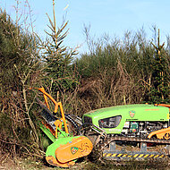 Vogt GmbH: MDB Funkraupe mit neuem HEAVY-DUTY Mulchkopf f&uuml;r Gestr&uuml;pp und Ge&auml;st