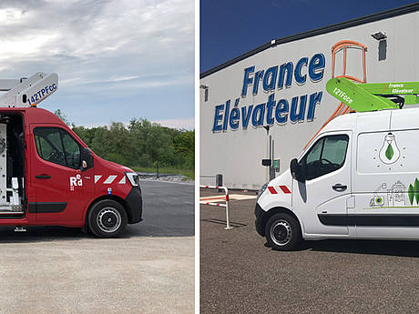  Kompakt, vielseitig und umweltbewusst: elektrische Arbeitsb&uuml;hnen von France El&eacute;vateur