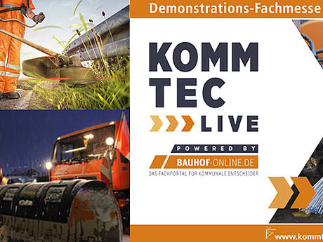 KommTec live: Eine Messe sieht orange