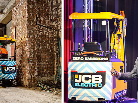 JCB z&uuml;ndet Feuerwerk der Neuheiten 