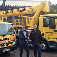 STARLIFT setzt auch nach 30 Jahren auf LKW-Arbeitsb&uuml;hnen von RUTHMANN