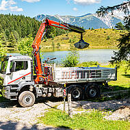 Ladekran F195A.2.24: geringes Eigengewicht und hohe Nutzlast