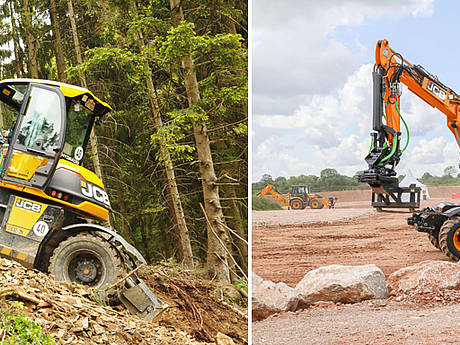 JCB: Hydradig beweist Standfestigkeit und protzt mit Leistung