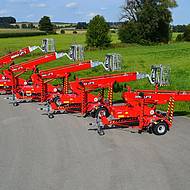 Sieben DENKA&bull;LIFT DK18 von Rothlehner helfen beim Bau eines Weltraumbahnhofs