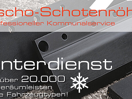 Schneer&auml;umleisten von der R&uuml;scho-Schotenr&ouml;hr GmbH