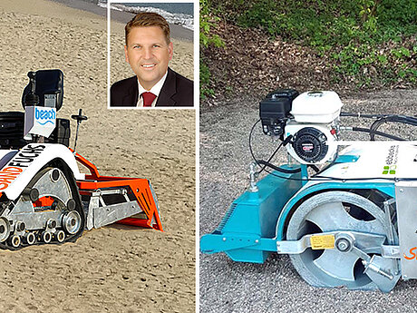 Gefahrenquelle Sandkasten: hygienische und professionelle Reinigung mit dem Sandfuchs 