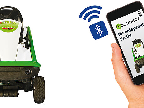 ETESIA bringt neuen Aufsitzm&auml;her Hydro 80 e-CONNECT auf den Markt