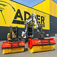 Raupenfahrwerke und Baggerkehrmaschinen auf M&uuml;nchner Messe im Rampenlicht