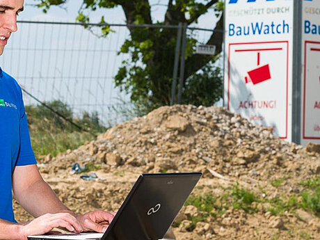 Bauunternehmen setzten  bei Baustellen&uuml;berwachung auf Maibach Velen 