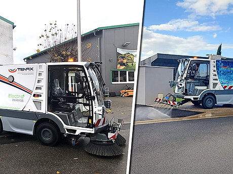 HEN-AG pr&auml;sentiert neue vollelektrische Kehrmaschine Tenax Electra 2.0 evos