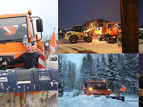 Reportage: Frühmorgens mit dem Winterdienst durchs Schneegestöber 
