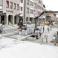 K&ouml;nigsbrunns neue Mitte: drei Vacu-Mobil-Allrounder im Einsatz