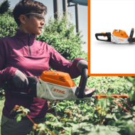 Akku-Schere bringt große Hecken in Form